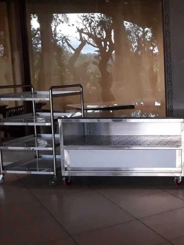 Pembuatan Trolley Makanan Stainless