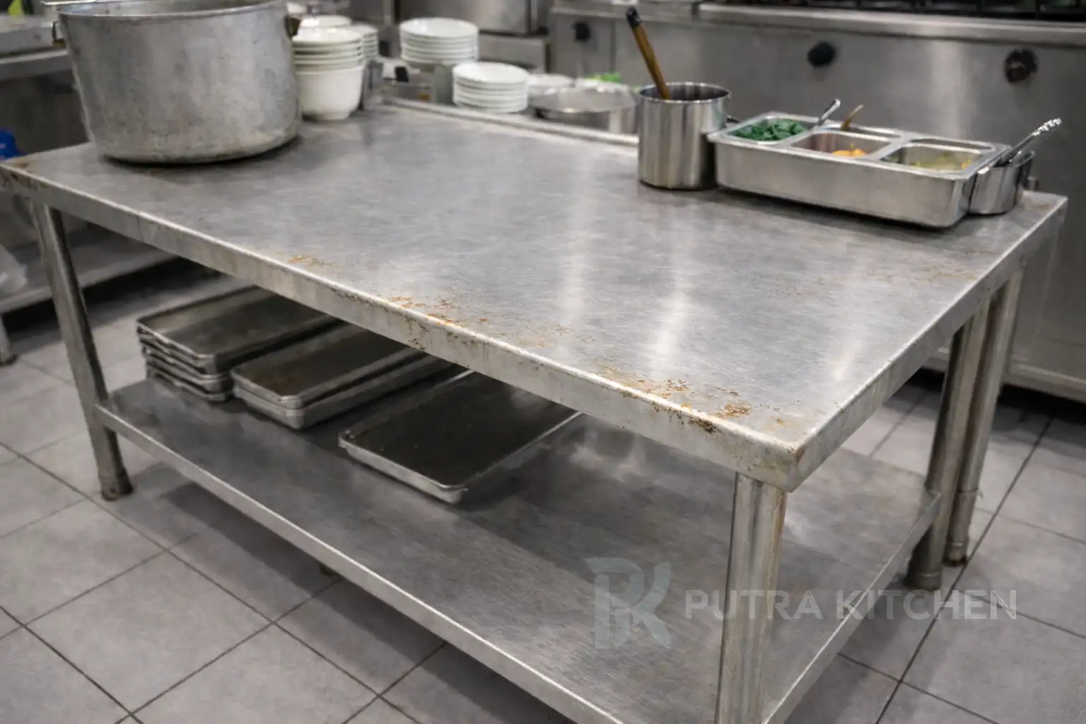 Ilustrasi perbandingan ketahanan karat stainless steel 201 dan 304