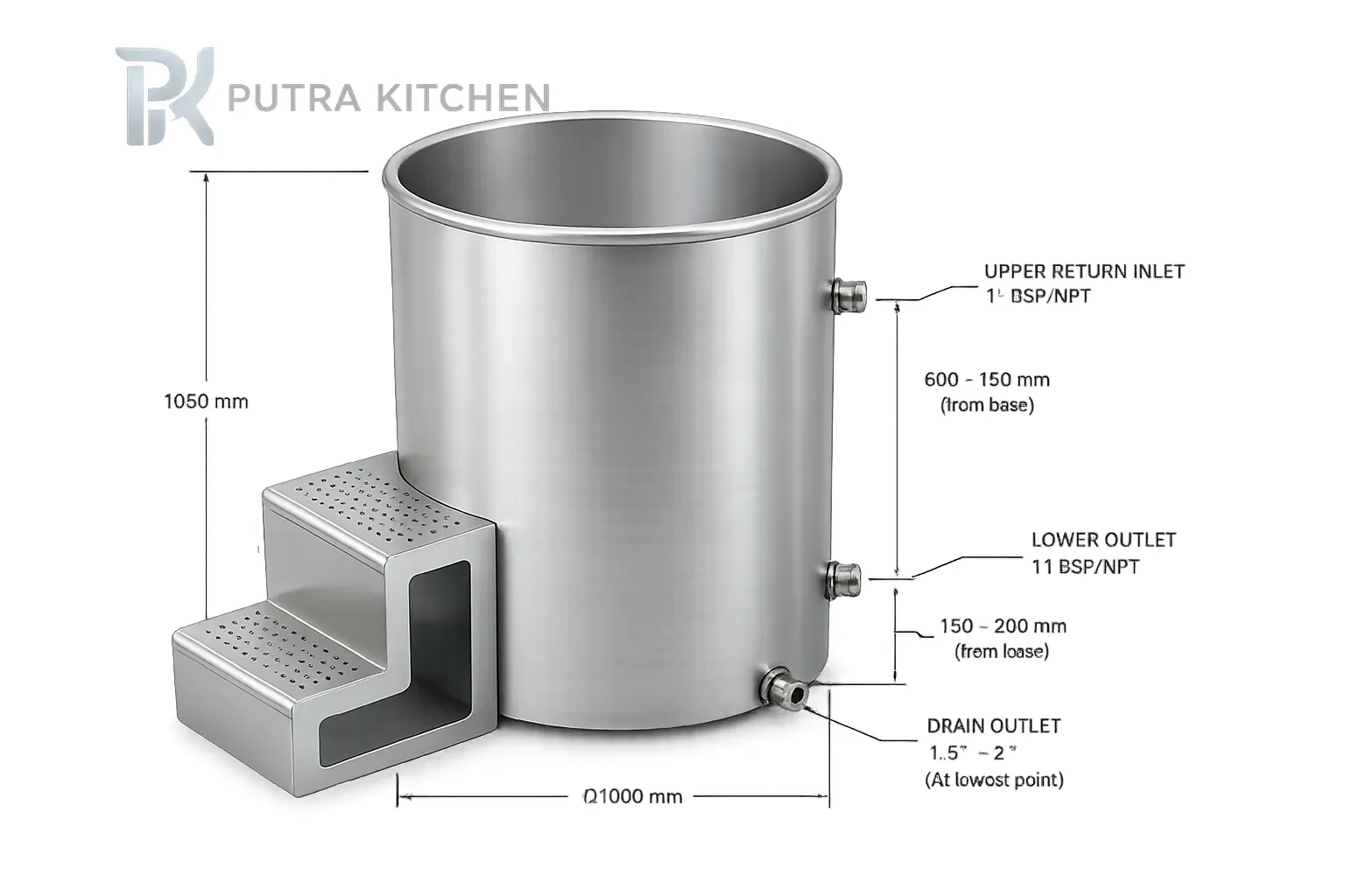 Jual Ice Bath Stainless Bali Custom Tahan Lama